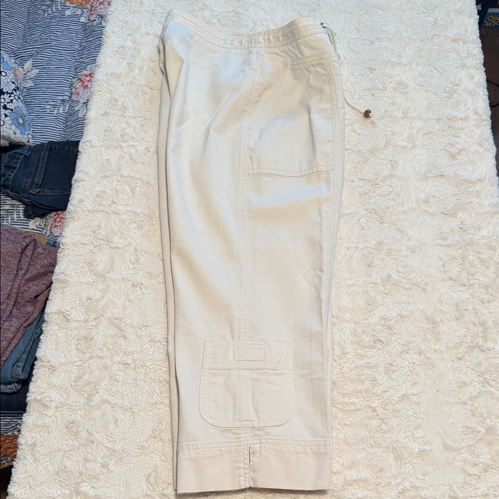 Jones New York Signature Cream Pants - Picture 3 of 4